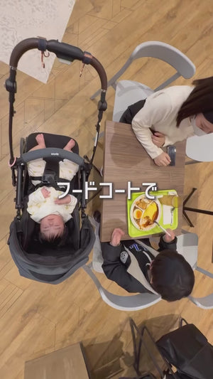 【予約販売中！】ゆらりん　自動ベビーカー揺らし 電動 USB 赤ちゃん用 スムーズな揺れ機能付き